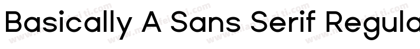 Basically A Sans Serif Regular字体转换